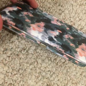 Floral Clasp Wallet