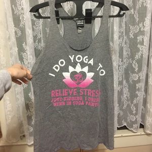 Yoga/Wine Racerback Tank