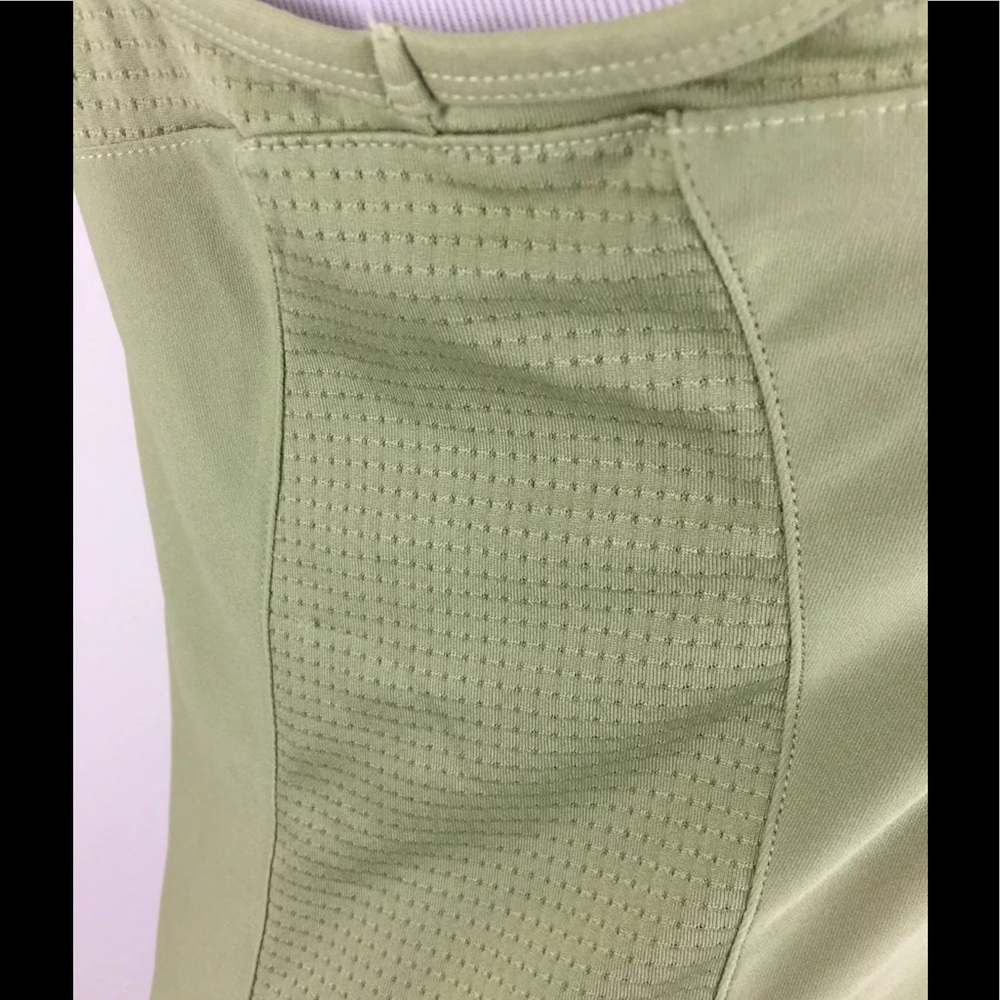 Lucy Workout Green Mesh Tank Top Yoga Size Larger - Picture 4 of 6