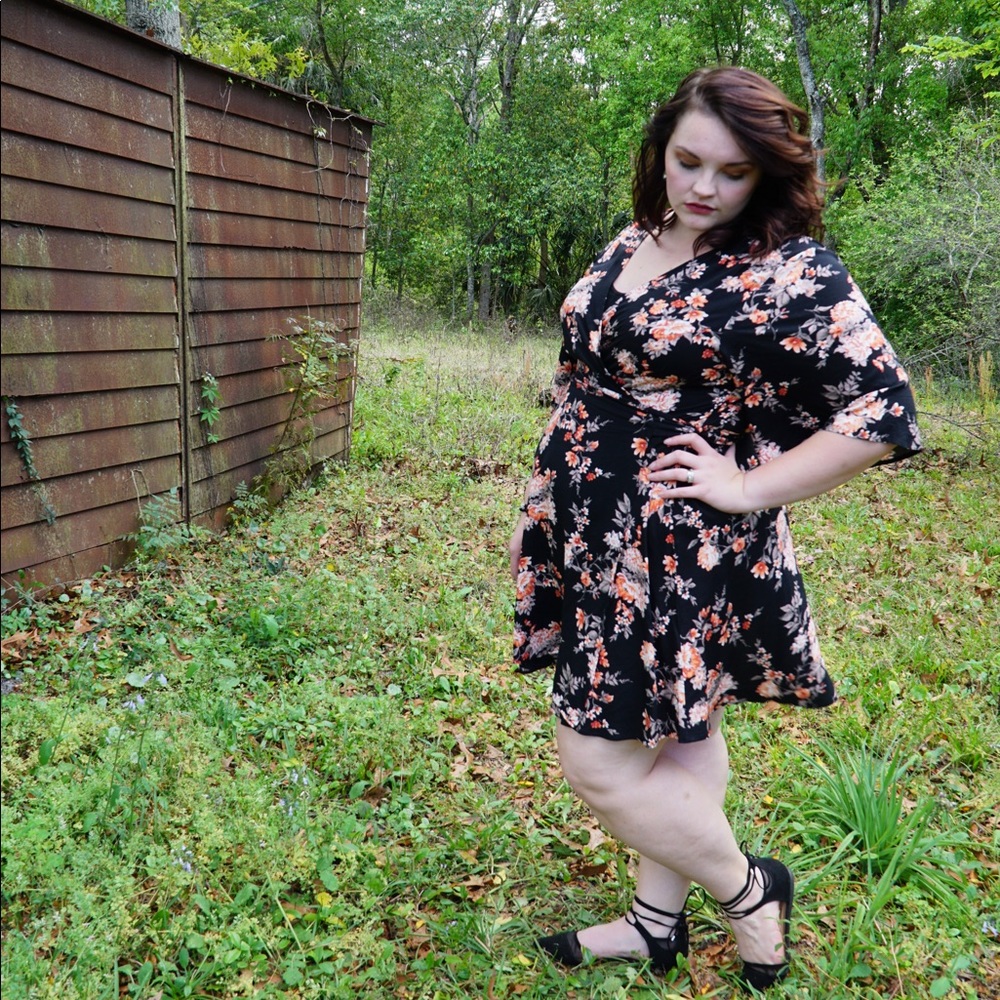 Forever 21 + wrap dress