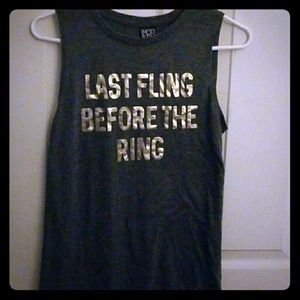 Last fling before the ring shirt