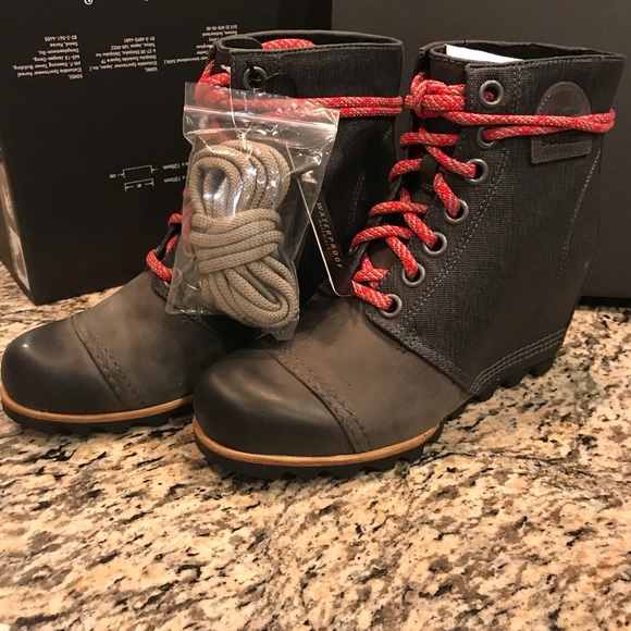 sorel pdx wedge casual boot