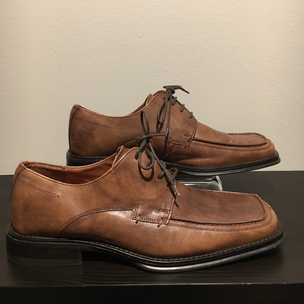 Bostonian Men's Brown Leather Lace Up Oxfords Sz10