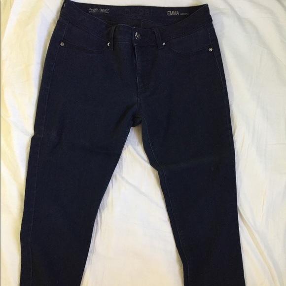 DL1961 Emma 4WAY Stretch Legging Jean- Dark Blue - Picture 1 of 5