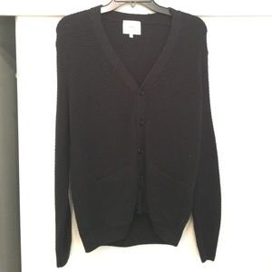Topman black cardigan