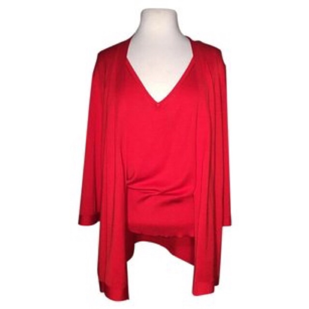 Notorious 2-piece Sleeveless V & open cardigan