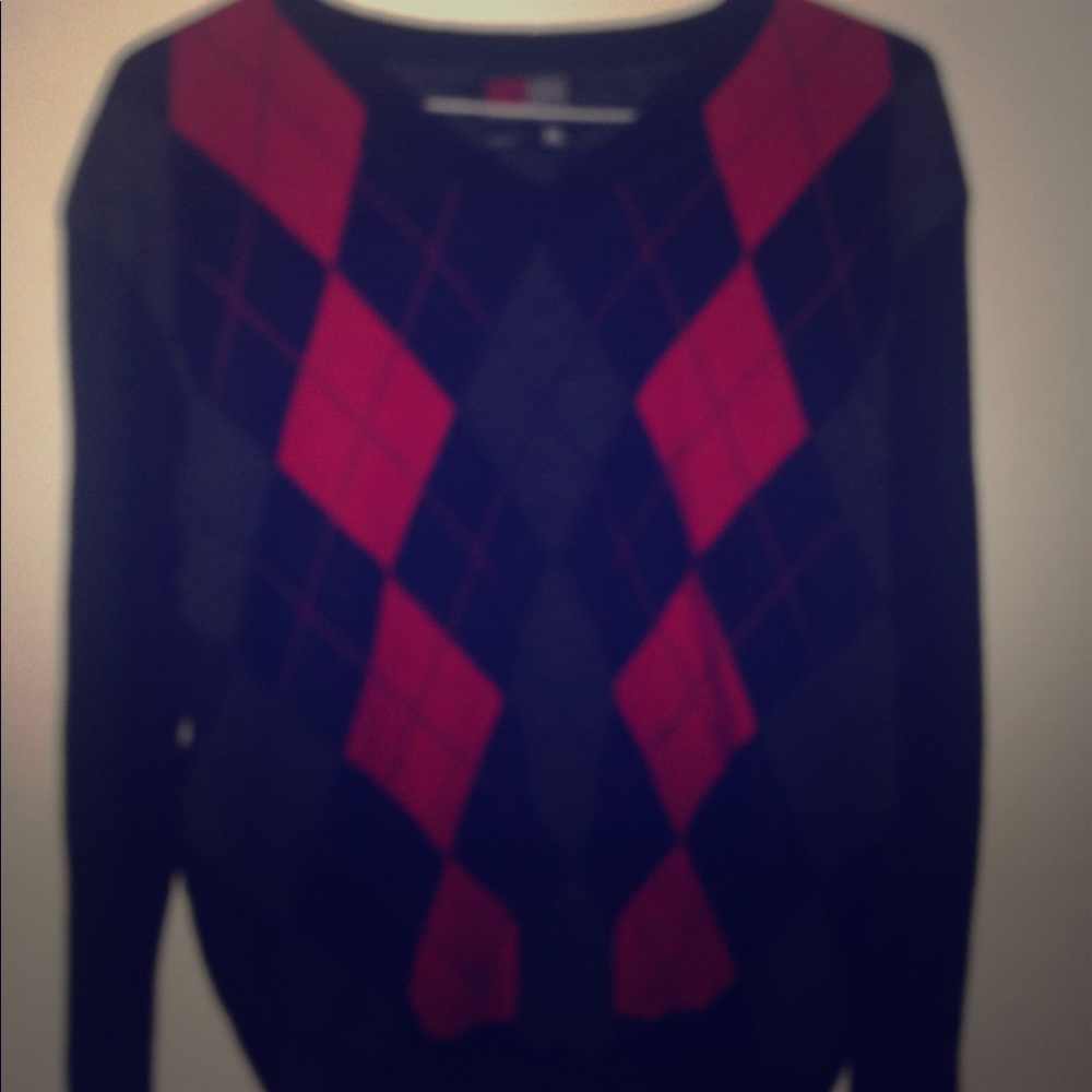 SouthPole Argyle Sweater