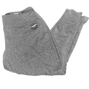 Sparkly silver leggings with tummy control top