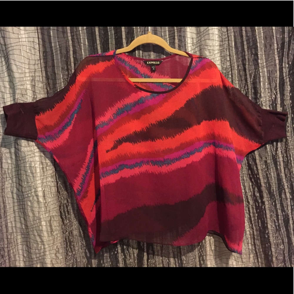 A see through express blouse.
