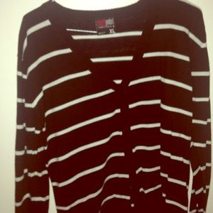 Black/White Cardigan