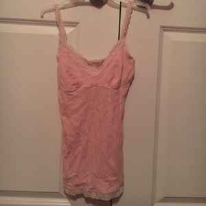 Hollister Pink Spaghetti Strap Top Medium