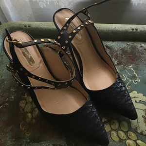 Gorgeous Faux Snake Skin Heels