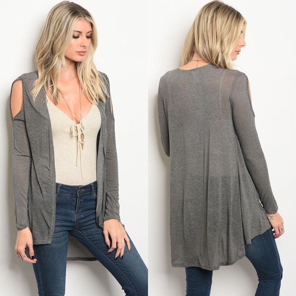 | LIGHTWEIGHT CUT OUT CARDI | - Picture 3 of 3