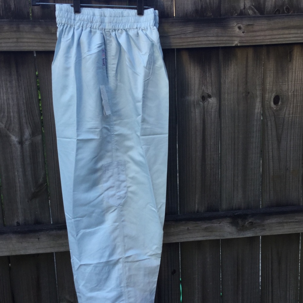 Light blue 3 pocket scrub pants