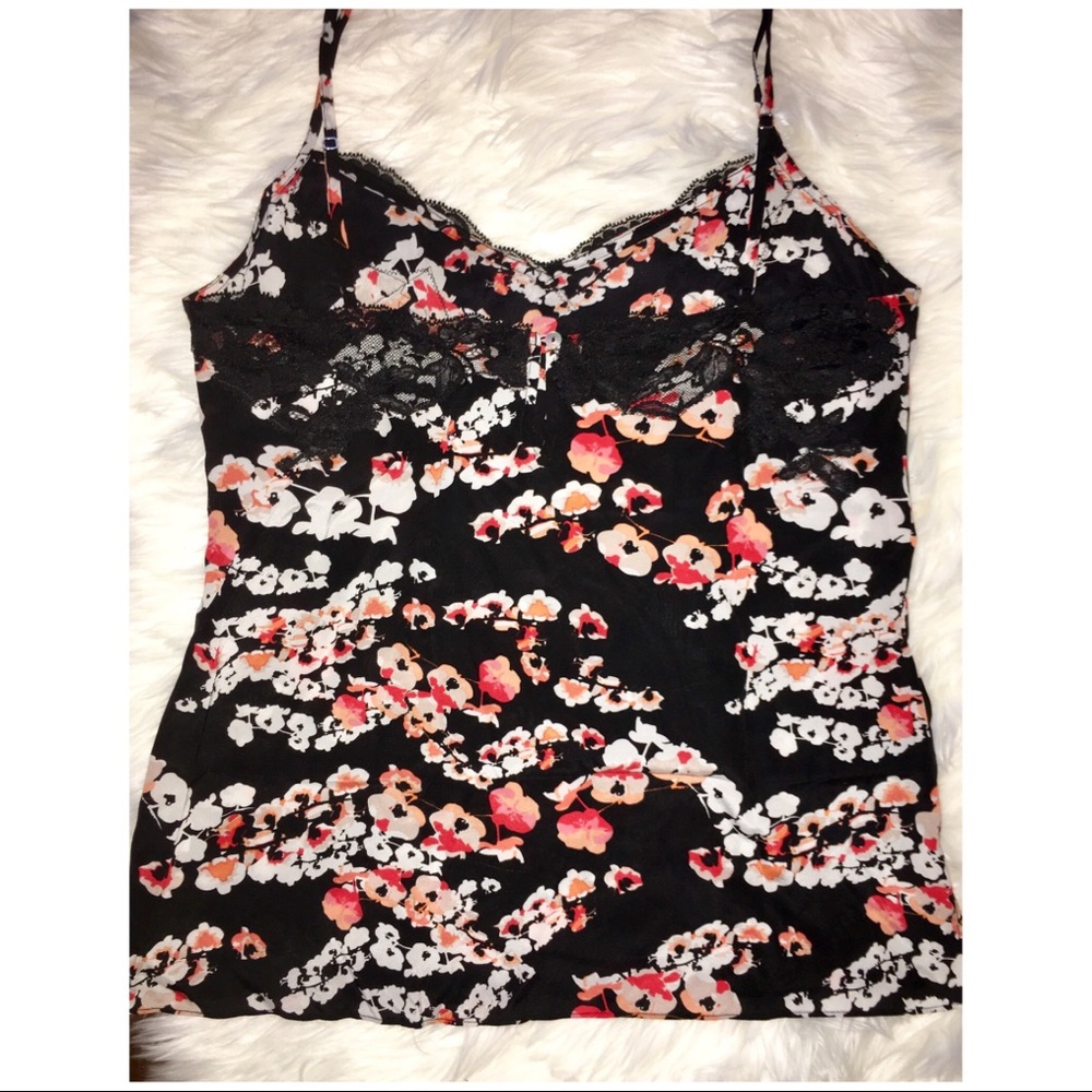 Bebe Floral Tank Top