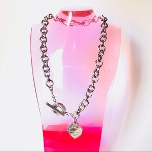 Tiffany & Co. Heart Toggle Necklace