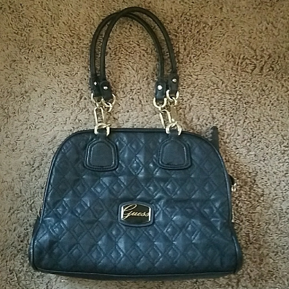 Black Guess Satchel Bag