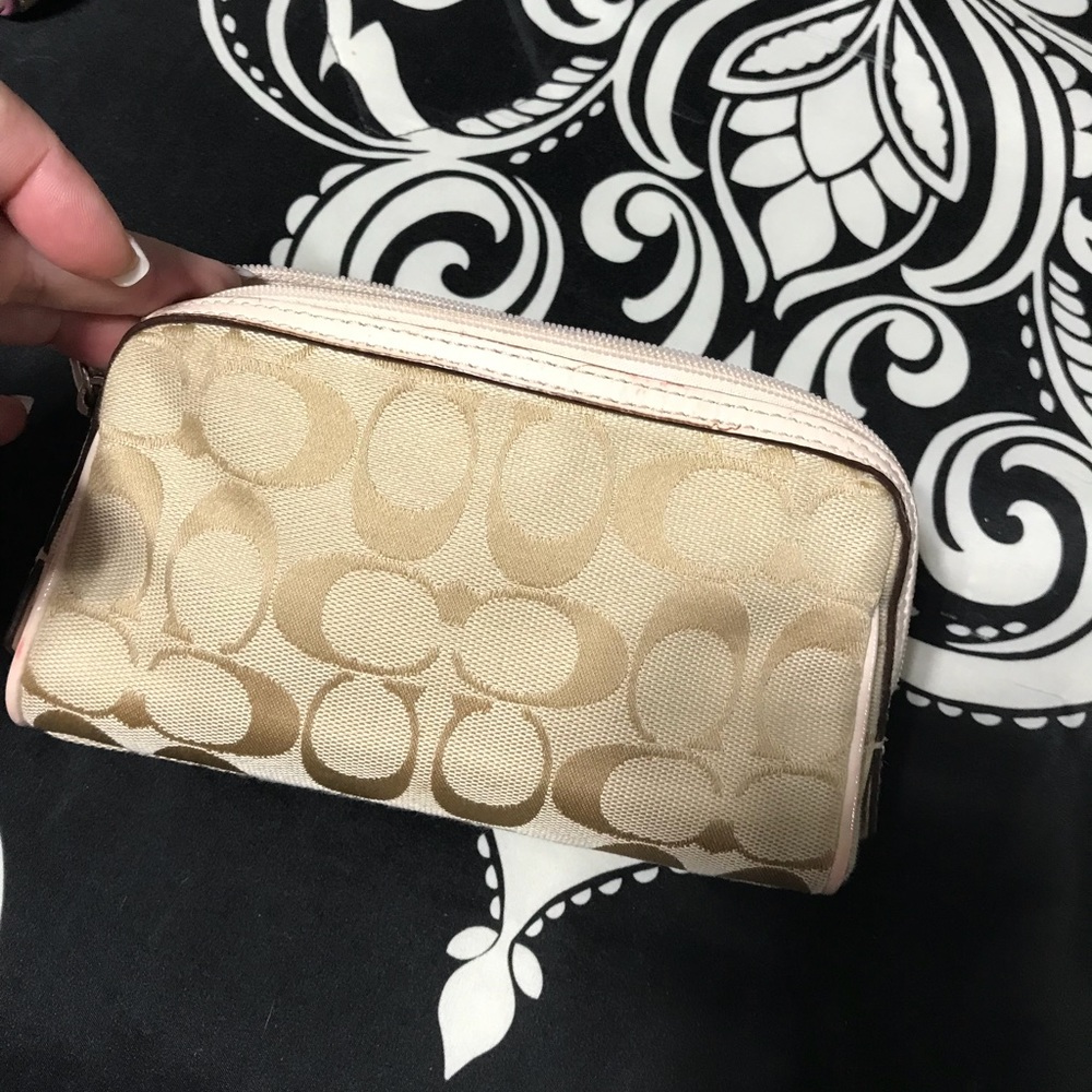 Coach cosmetic bag