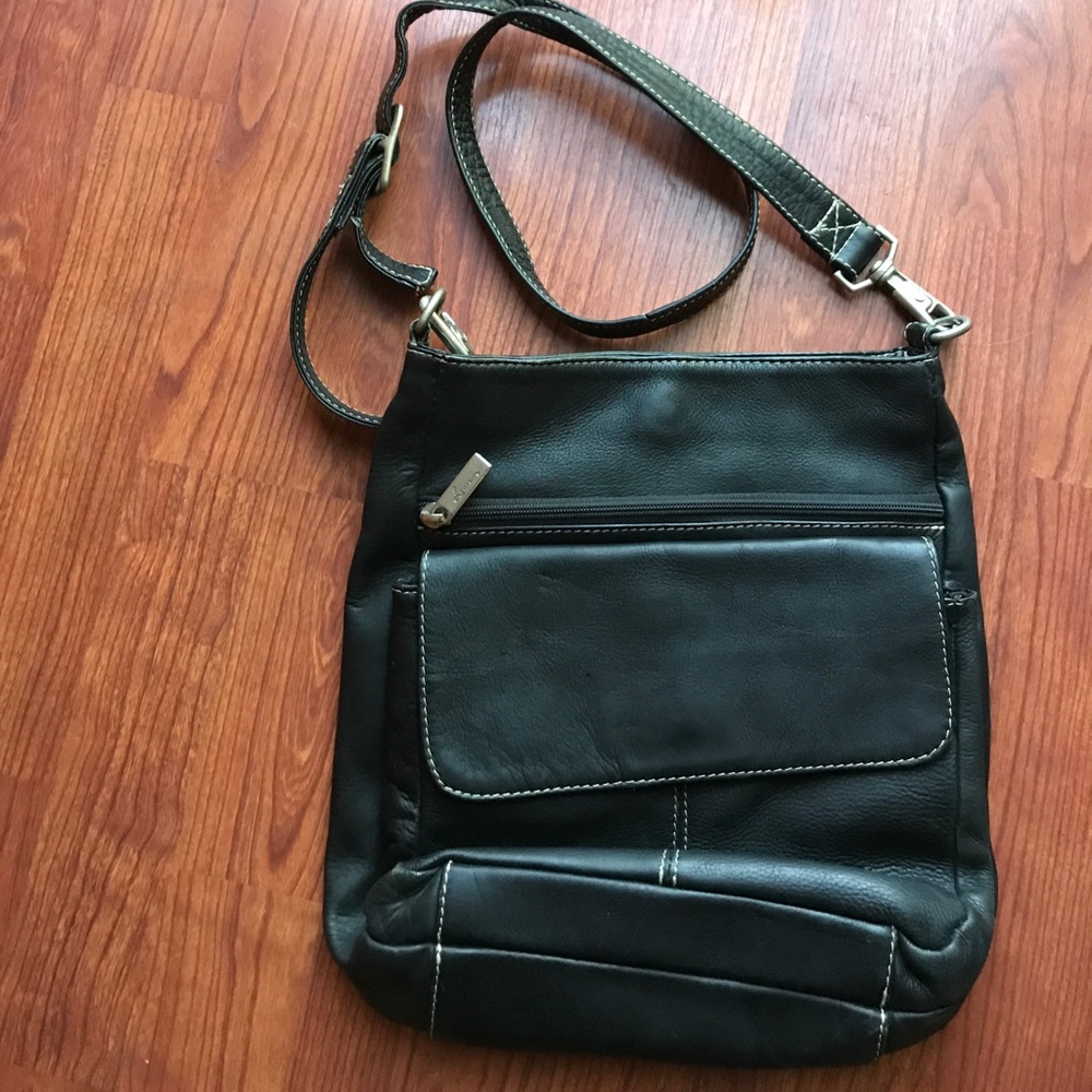 Black Leather Purse