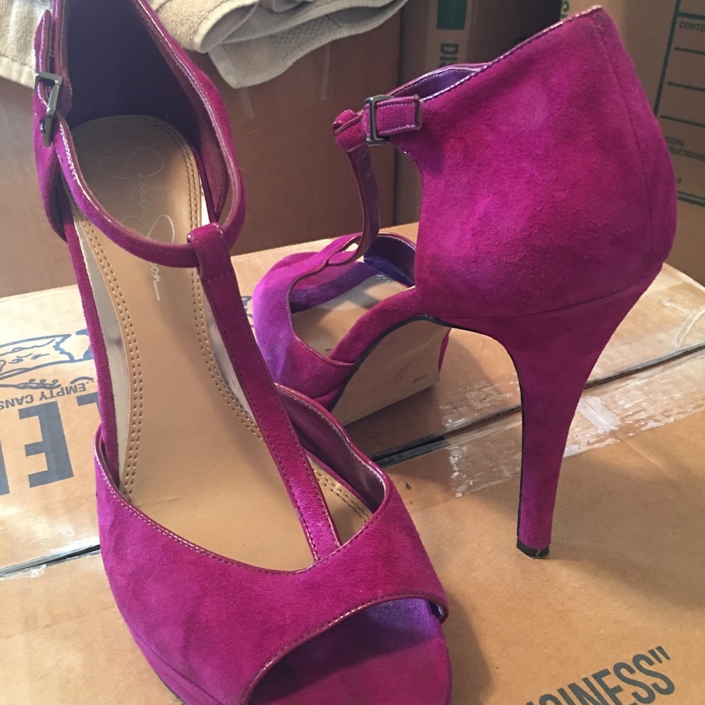 Jessica Simpson Magenta Pump