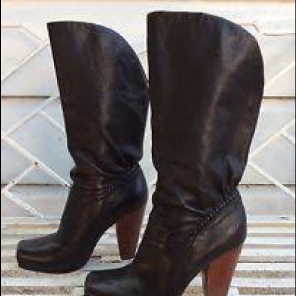 FRYE (Marta l) BLK leather Boot