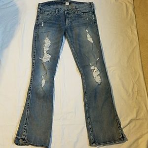 Size 32/33 Silver Jeans
