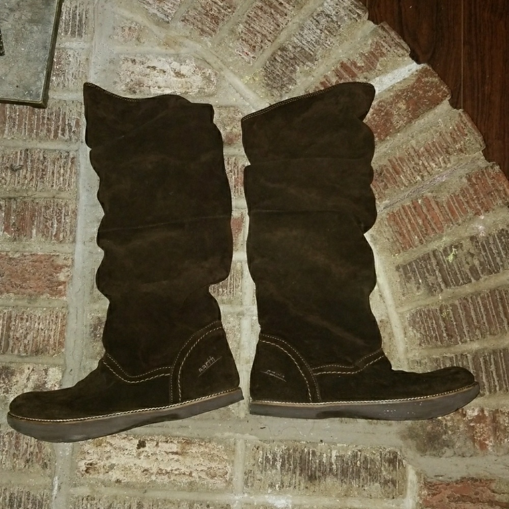 Born Earth Suede Slouch Boots