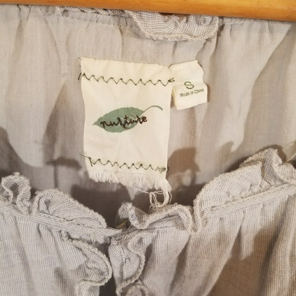 *sold*Nurture light grey embellished dress - Picture 4 of 5