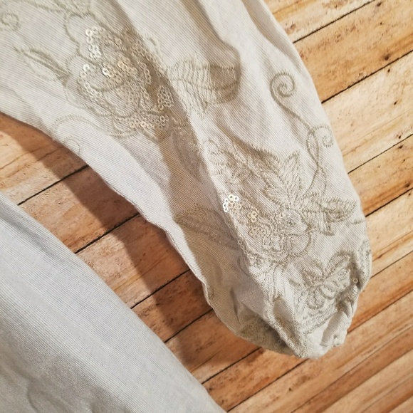 *sold*Nurture light grey embellished dress - Picture 5 of 5