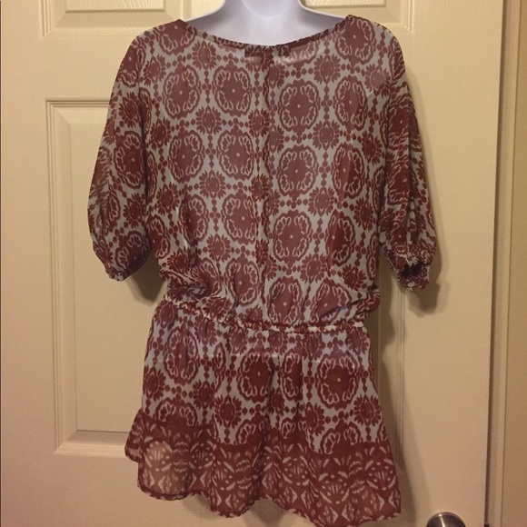 Boho dropped waist blouse - Picture 4 of 4