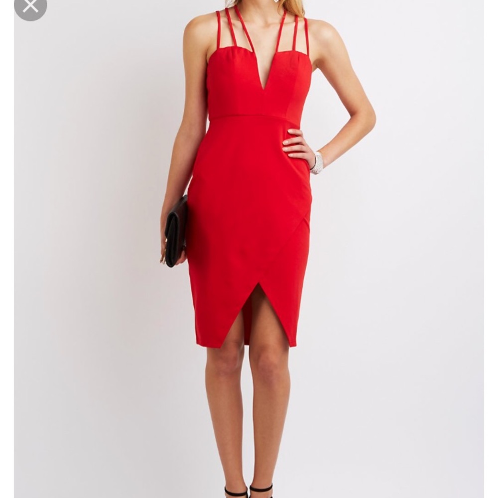 Charlotte Russe-BNWT red strappy dress