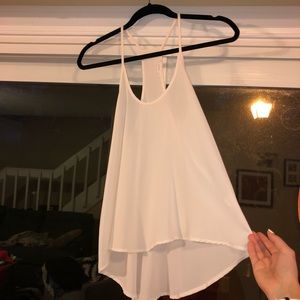 White racerback tank top by Lush