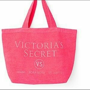 NEW VS TERRY BEACH TOTE