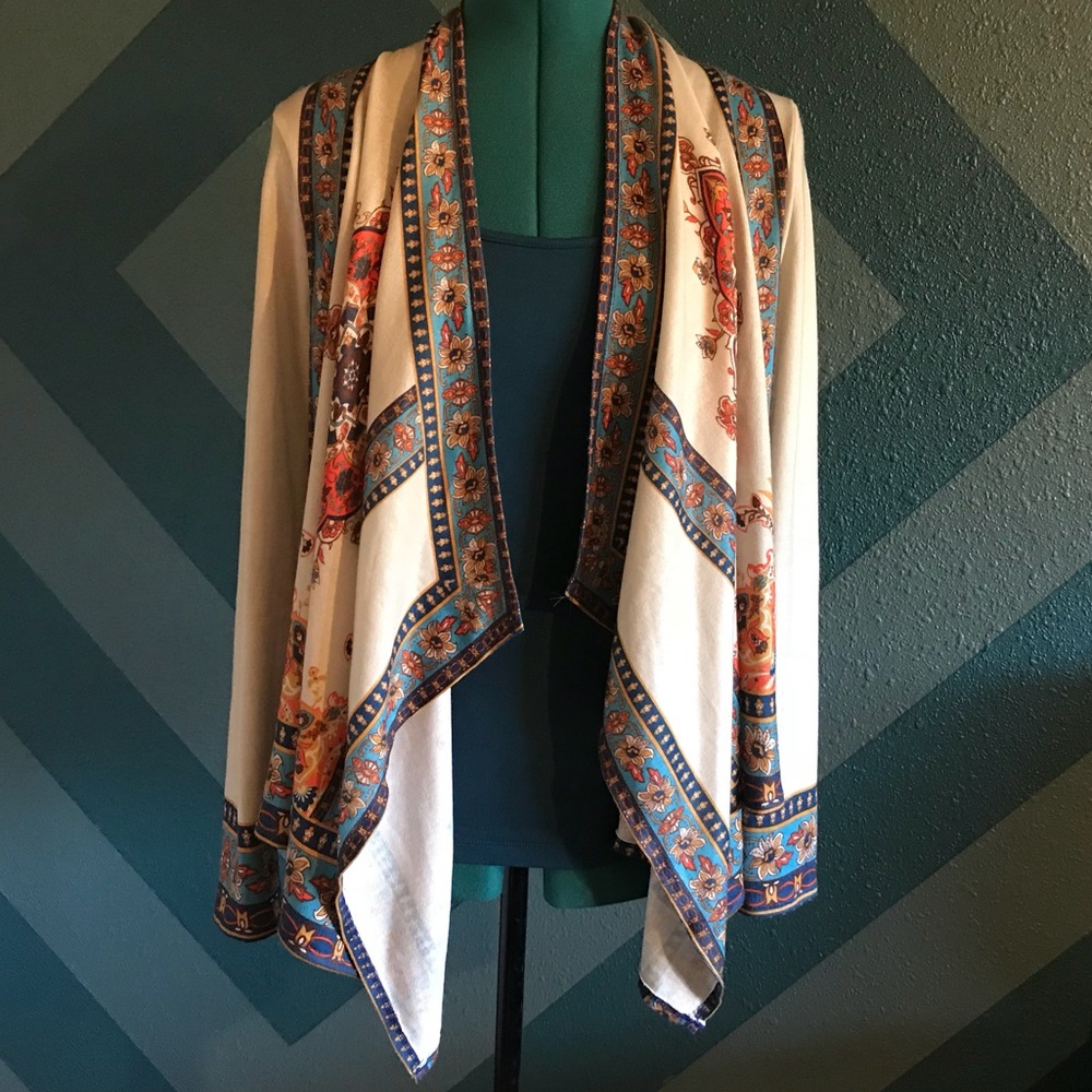 Flying Tomato Waterfall Cardigan