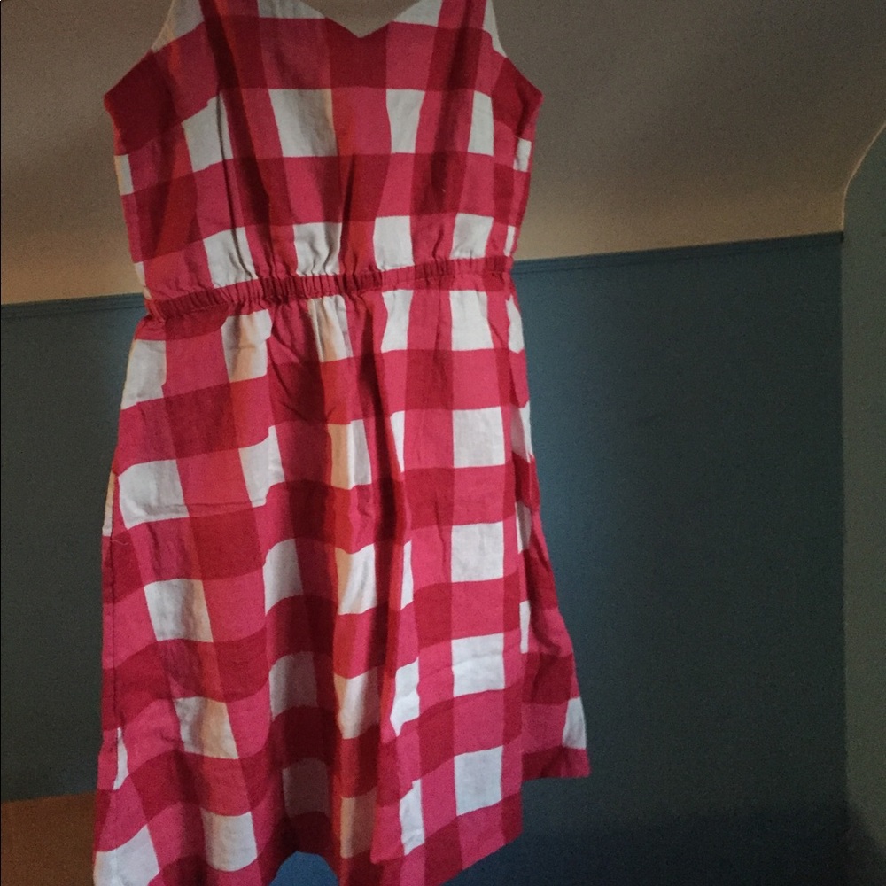 Gingham checkered dress