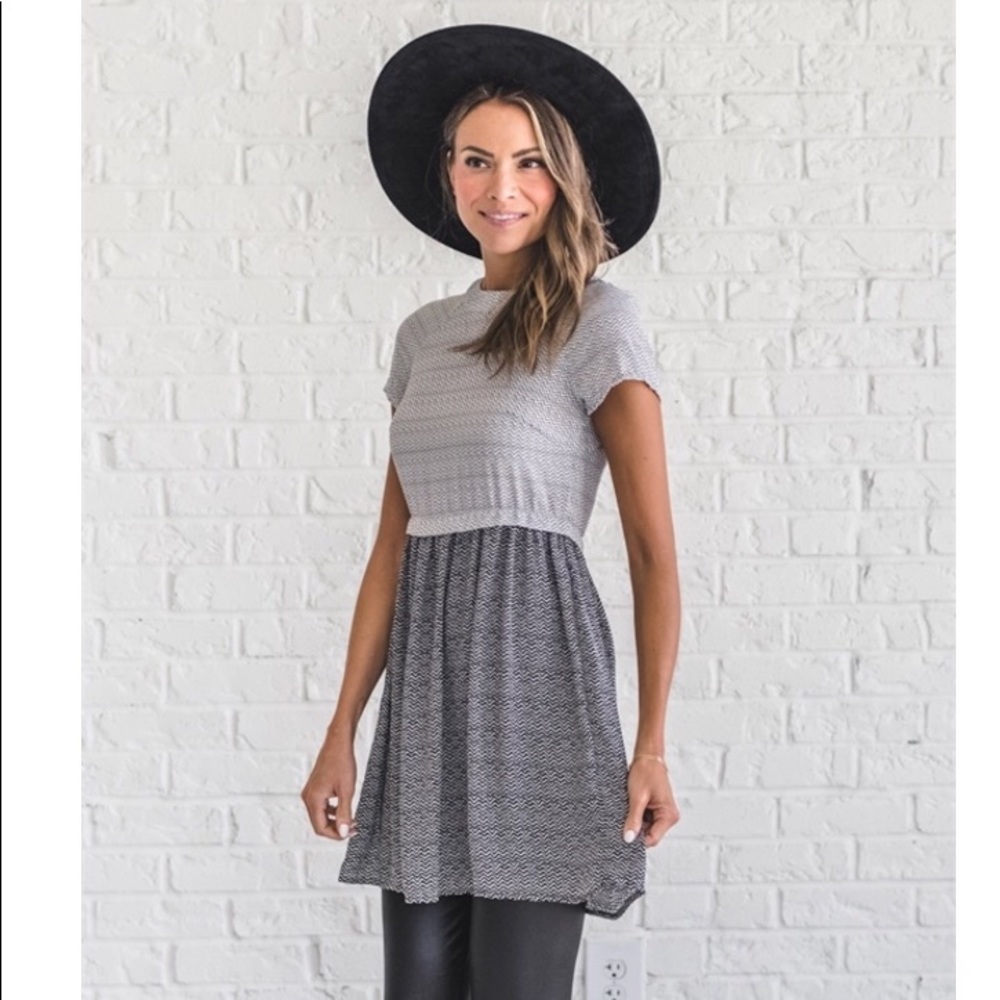 Zigzag tunic