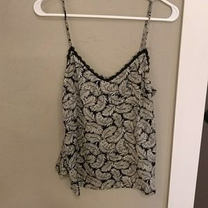 H&M peacock feather cami!