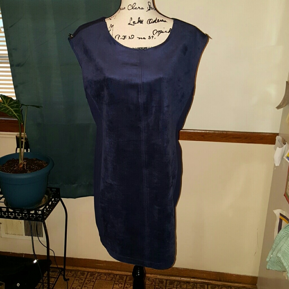 Beautiful suede mini dress