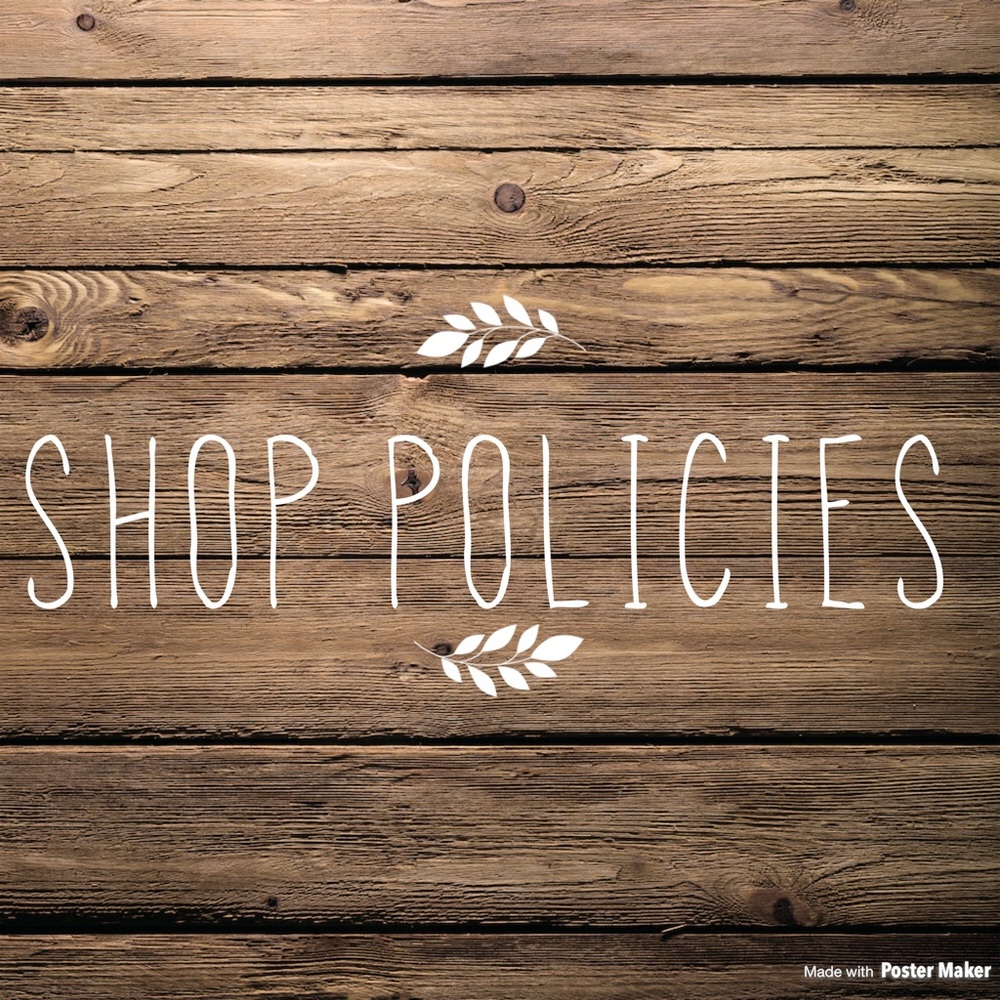 ✨🍁SHOP POLICIES🍁✨