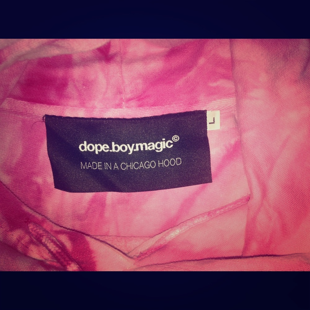 DBM Pink Tie-dye Hoodie (Chance the Rapper Hoodie)