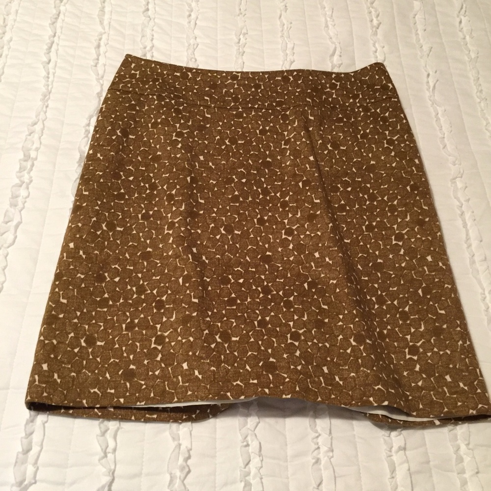 Brown/cream skirt