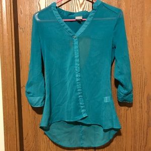Teal Blouse