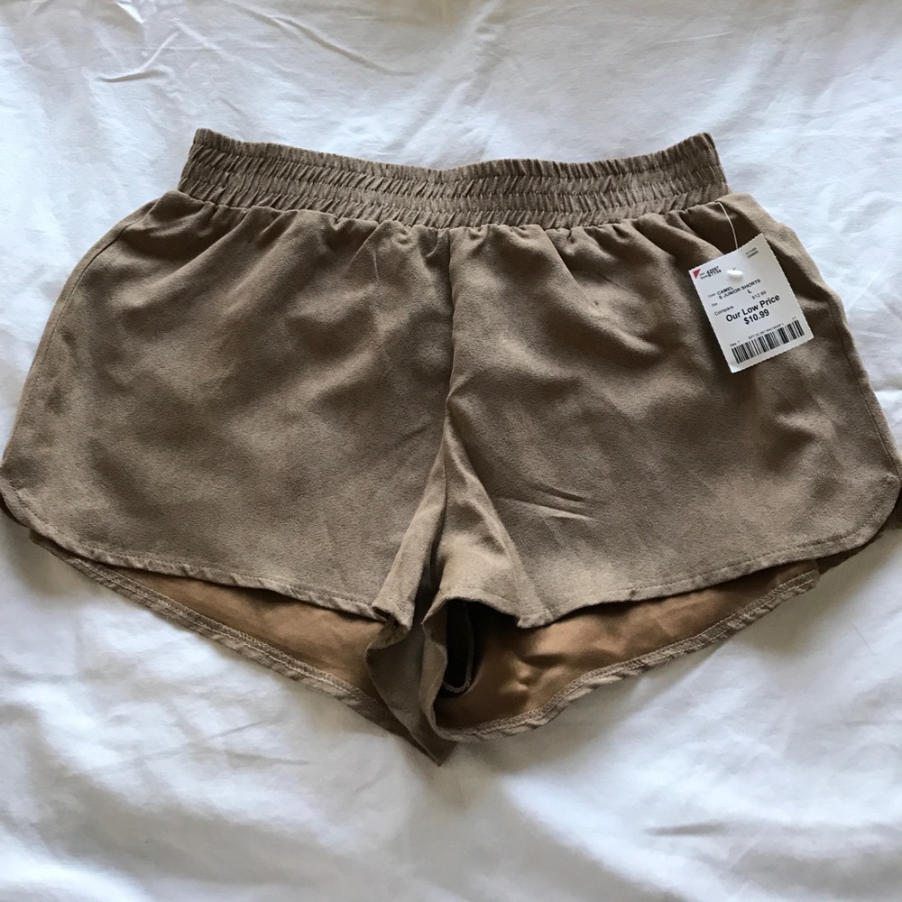 Brown Short Shorts