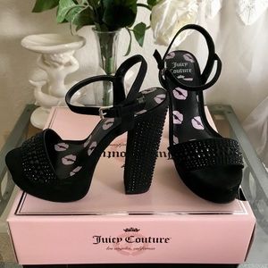 Juicy couture black heels.