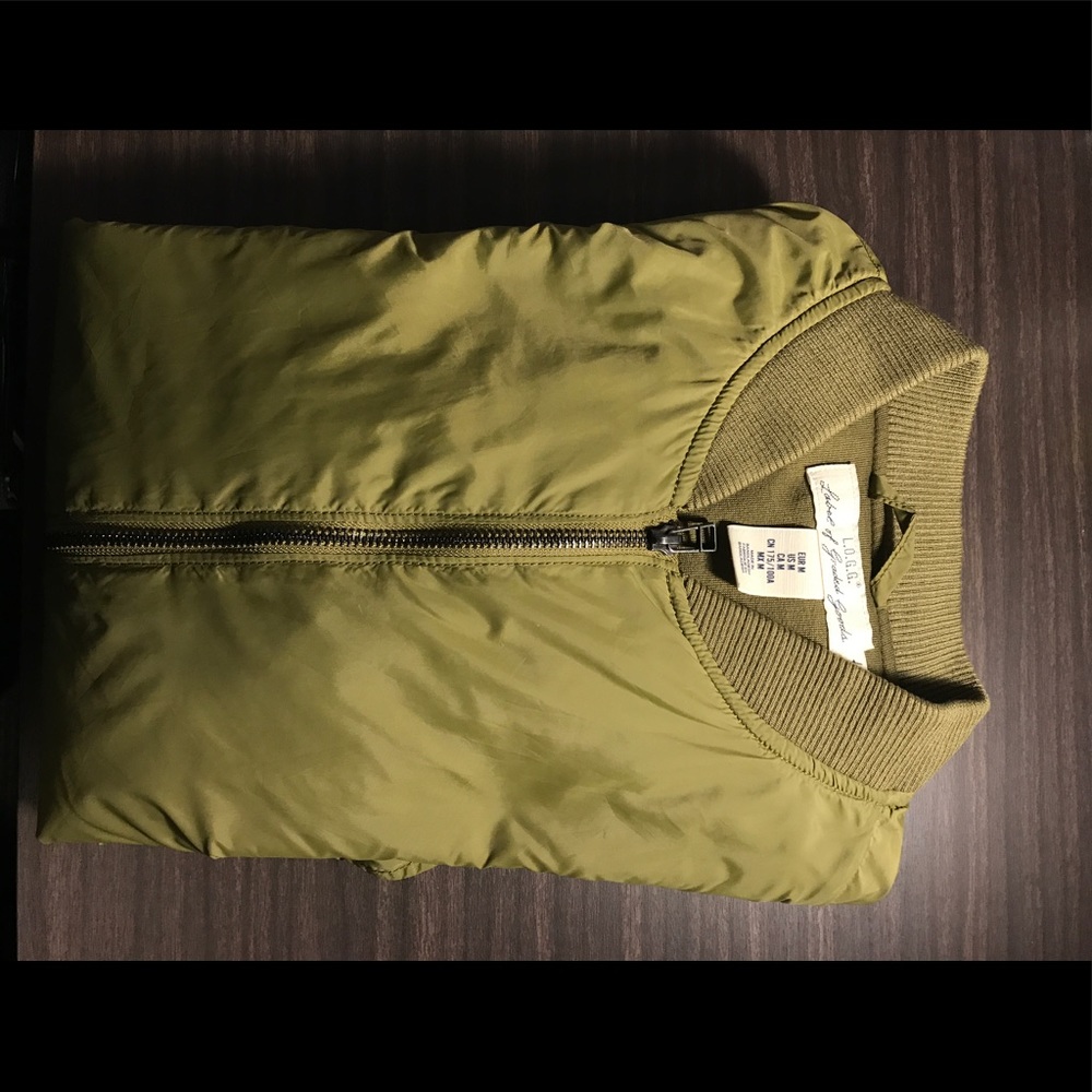 Olive Bomber Jacket