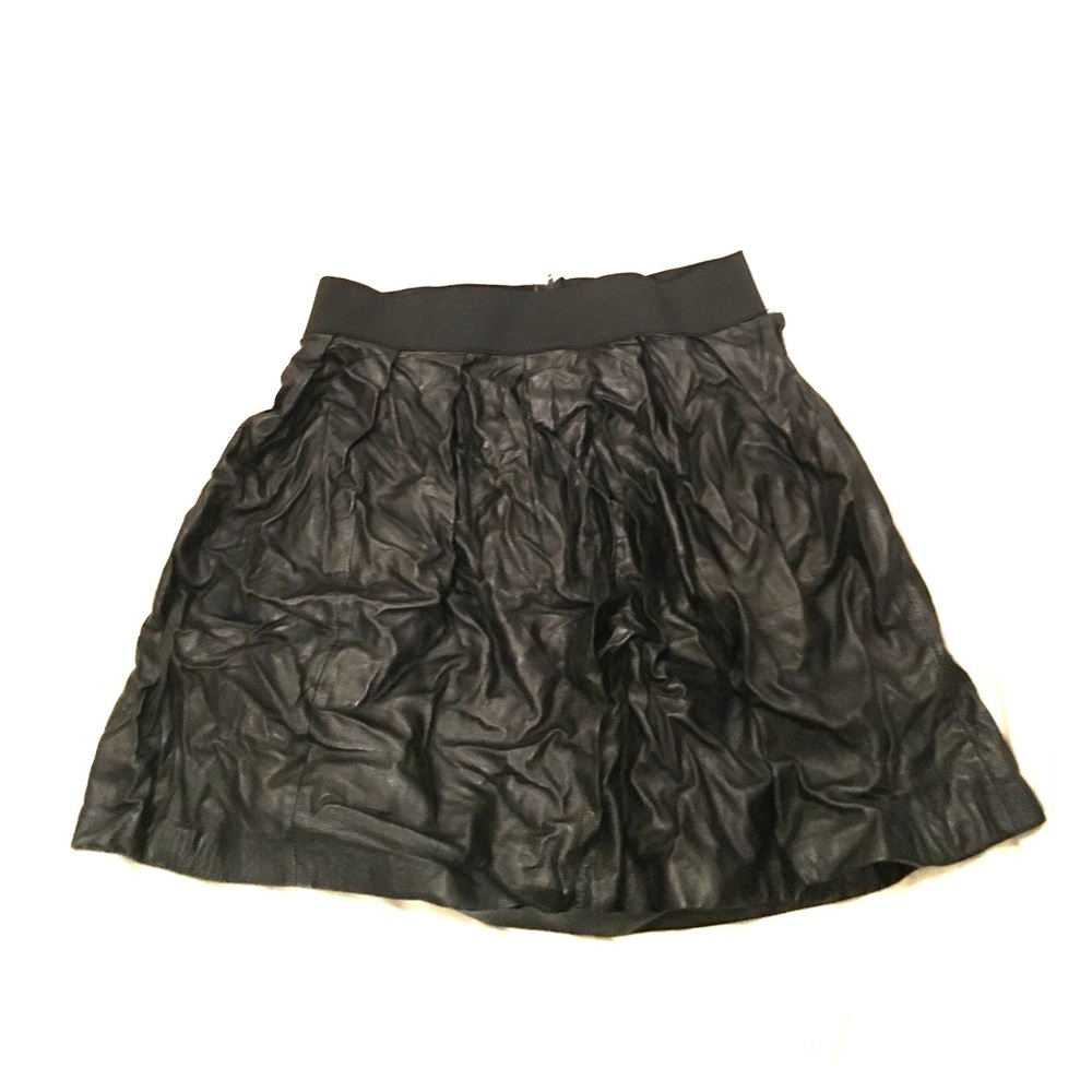 Pleather skirt