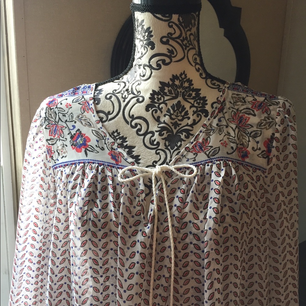 ⭐️SOLD⭐️Size 1X Floral Boho Dress - Picture 3 of 4