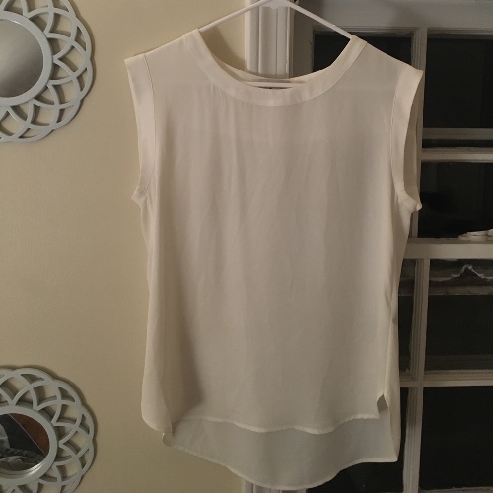 White, gently worn, J Crew Blouse