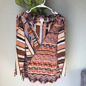 Fall colored blouse from chicos