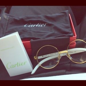 Wood Cartier glasses